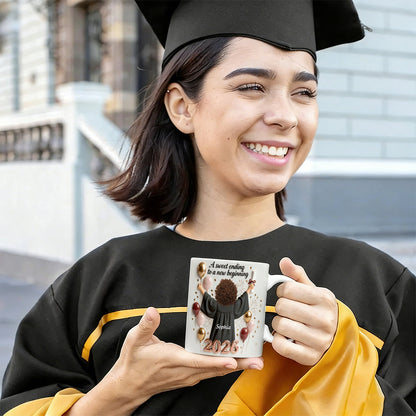 Personalized Graduation Mug - A Sweet Ending to a New Beginning