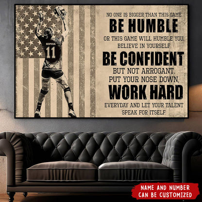Personalized Volleyball Life Lessons Poster / Canvas - Custom Gift For Volleyball Lovers