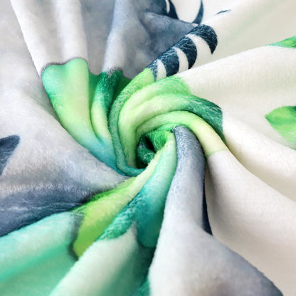 Personalized Clover Elephant Blanket with Name - Keepsake Gift for Kids