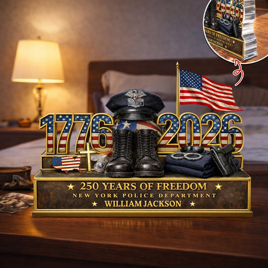 Personalized Acrylic Block Plaque - 250 Years Of Freedom 1776–2026