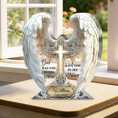 Personalized Memorial Plaque personalization view for Wife