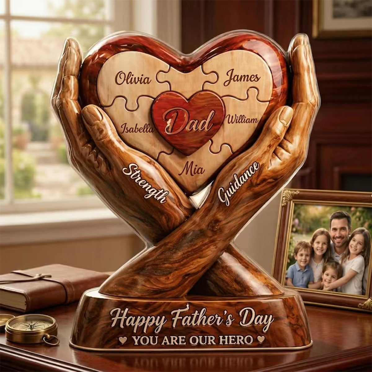 Personalized Acrylic Plaque - Father’s Day Gift for Dad or Grandpa