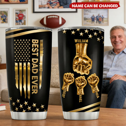 Best Dad Ever - Personalized Tumbler
