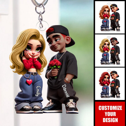Personalized Keychain - Cherish Your Special Moments Together