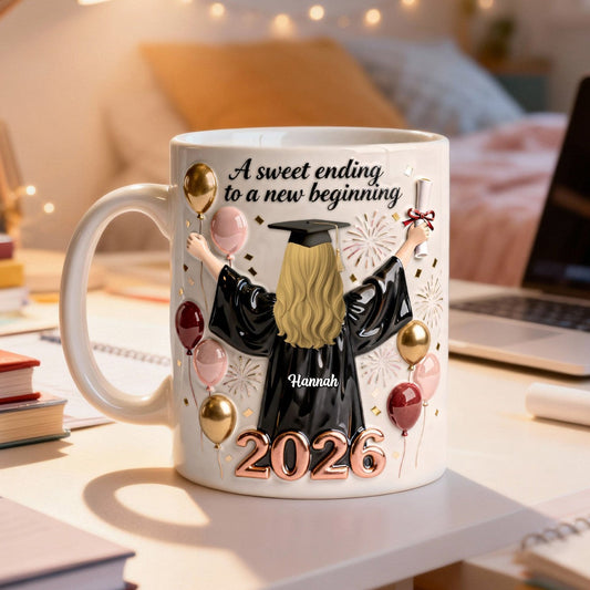 Personalized Graduation Mug - A Sweet Ending to a New Beginning