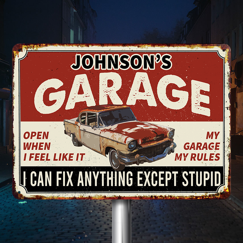 I Can Fix Anything - Personalized Custom Classic Metal Signs