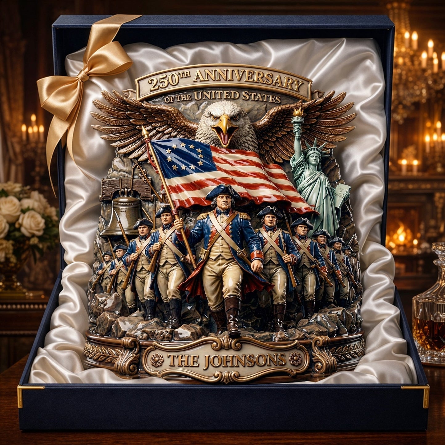 250 years USA - Personalized Plaque - Patriotic Gifts