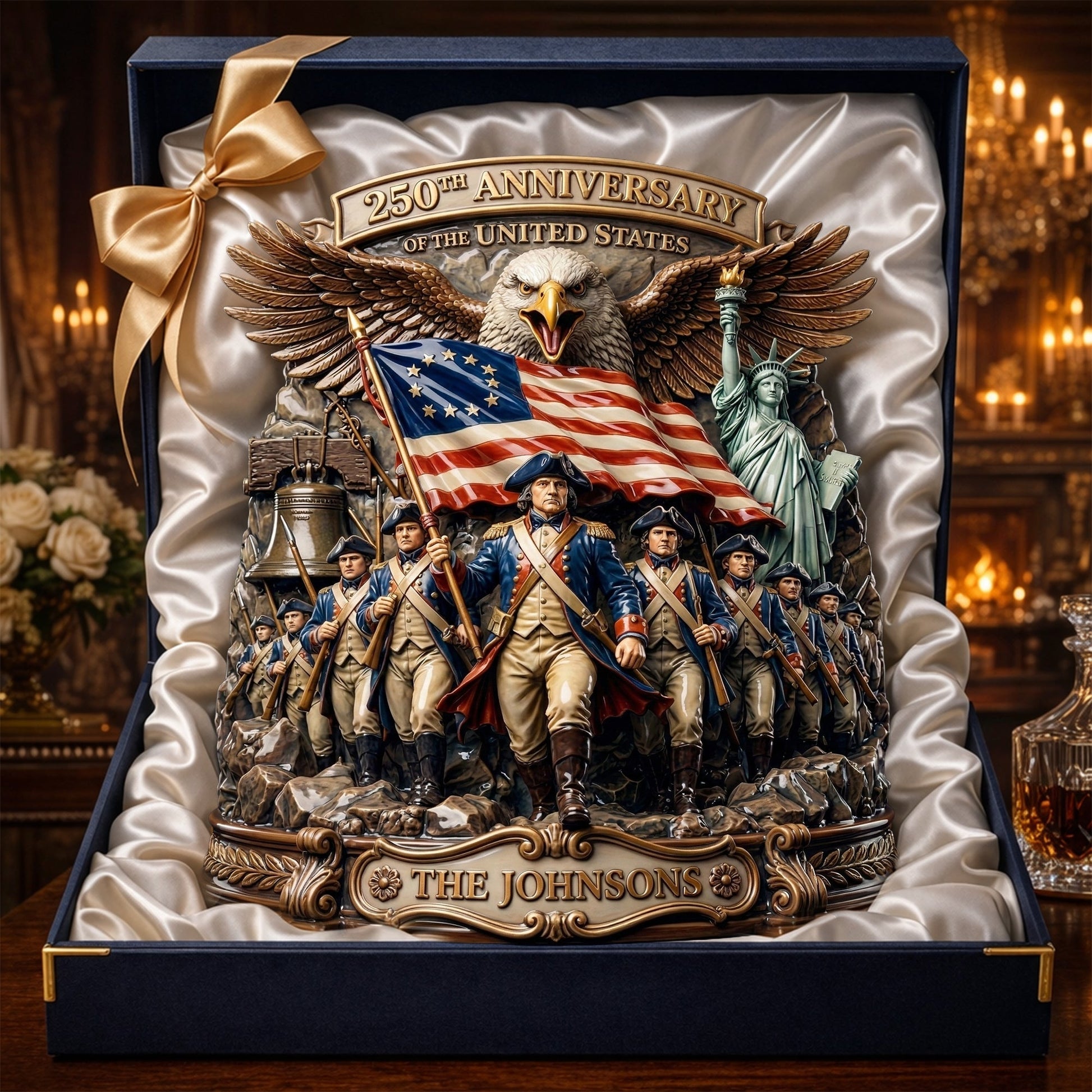 250 years USA - Personalized Plaque - Patriotic Gifts
