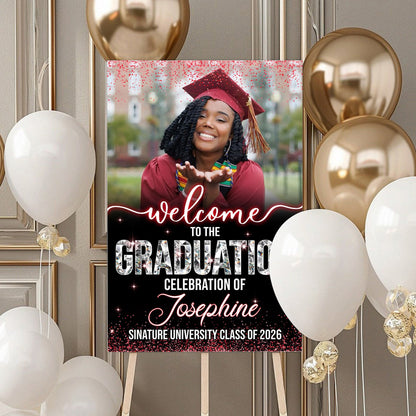 Custom Photo Canvas / Poster - Personalized Graduation Party Decoration