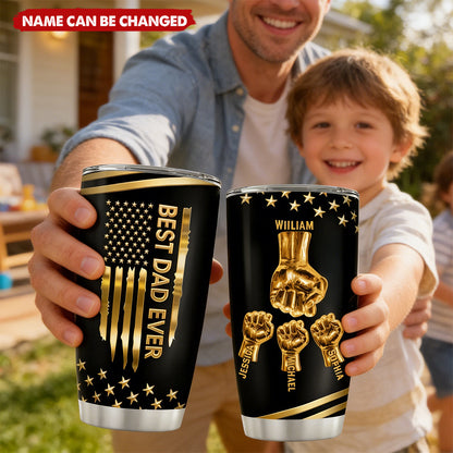 Best Dad Ever - Personalized Tumbler