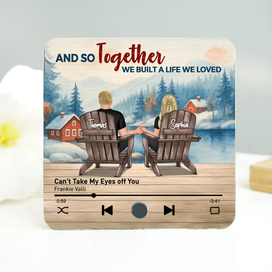And So Together - Personalized Music Fridge Magnet