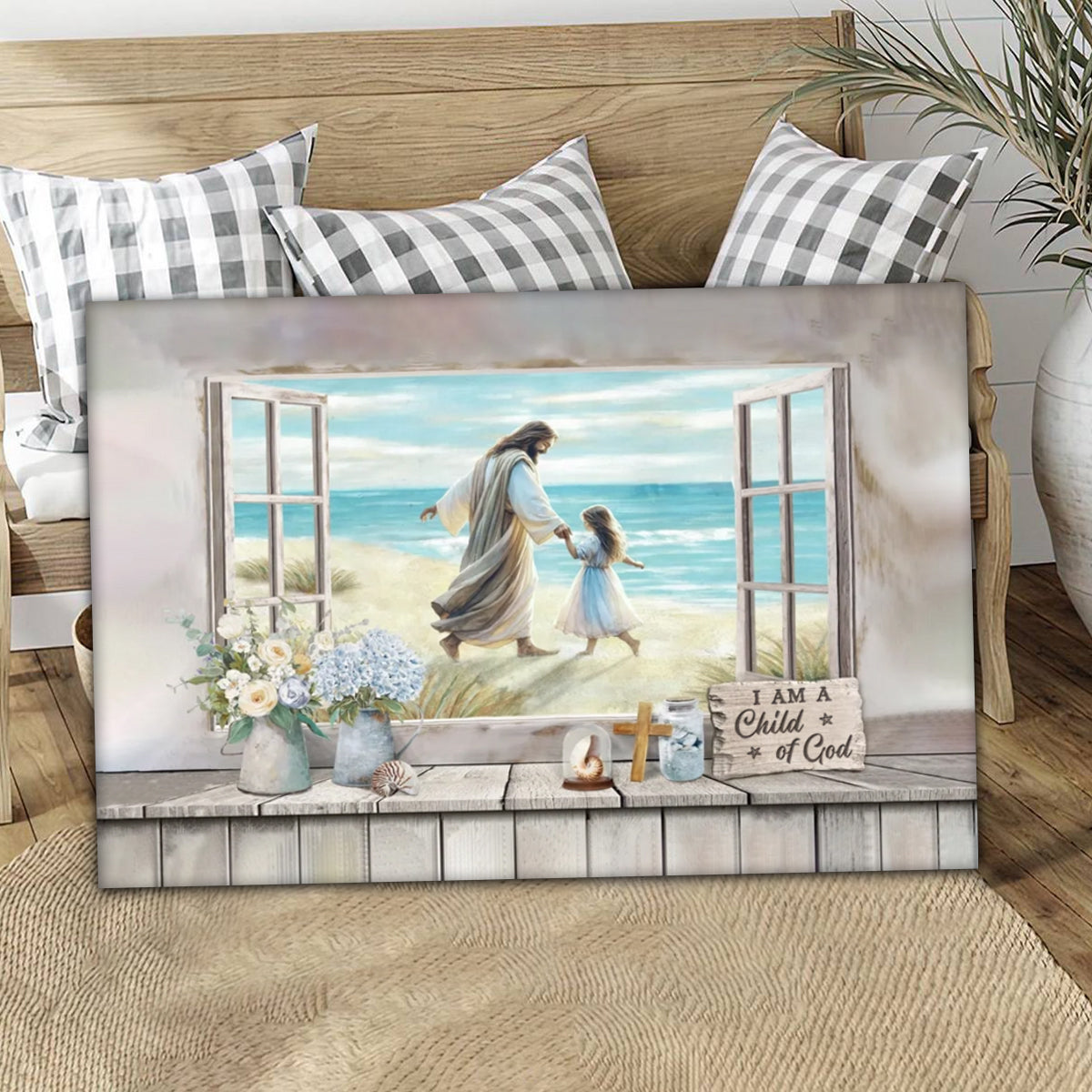 Heartfelt Personalized Christian Canvas: 'I Hope You Dance' Faith & Hope Gift