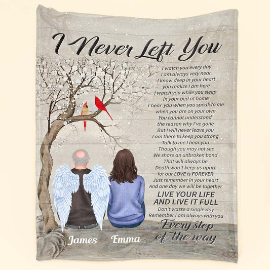 I Never Left You - Personalized Memorial Blanket