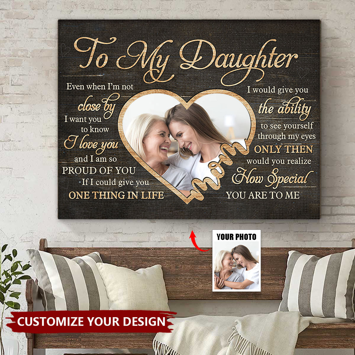 You're So Special To Me - Personalized Custom Photo Poster / Canvas