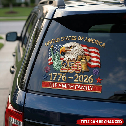 Together We Shine Bright - 250th Anniversary Personalized Decal
