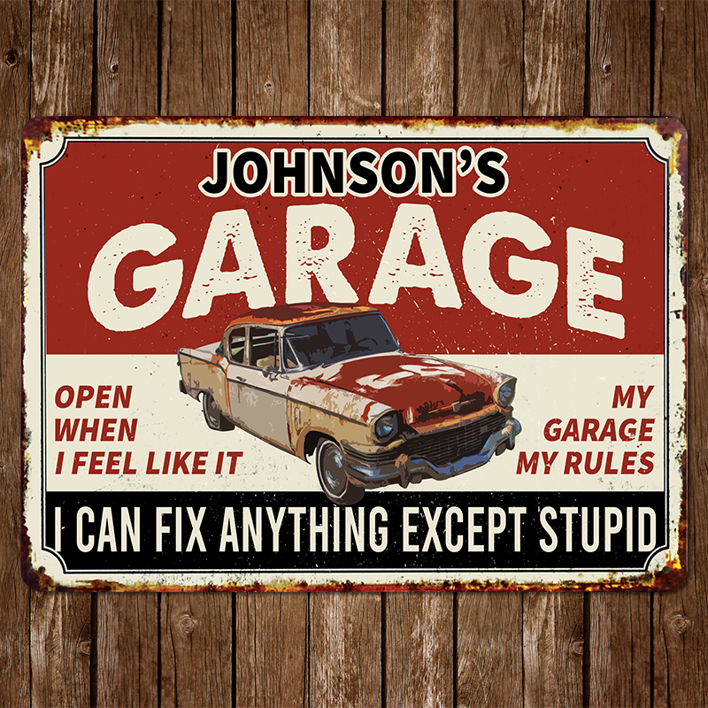 I Can Fix Anything - Personalized Custom Classic Metal Signs