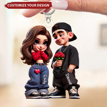 Personalized Keychain - Cherish Your Special Moments Together