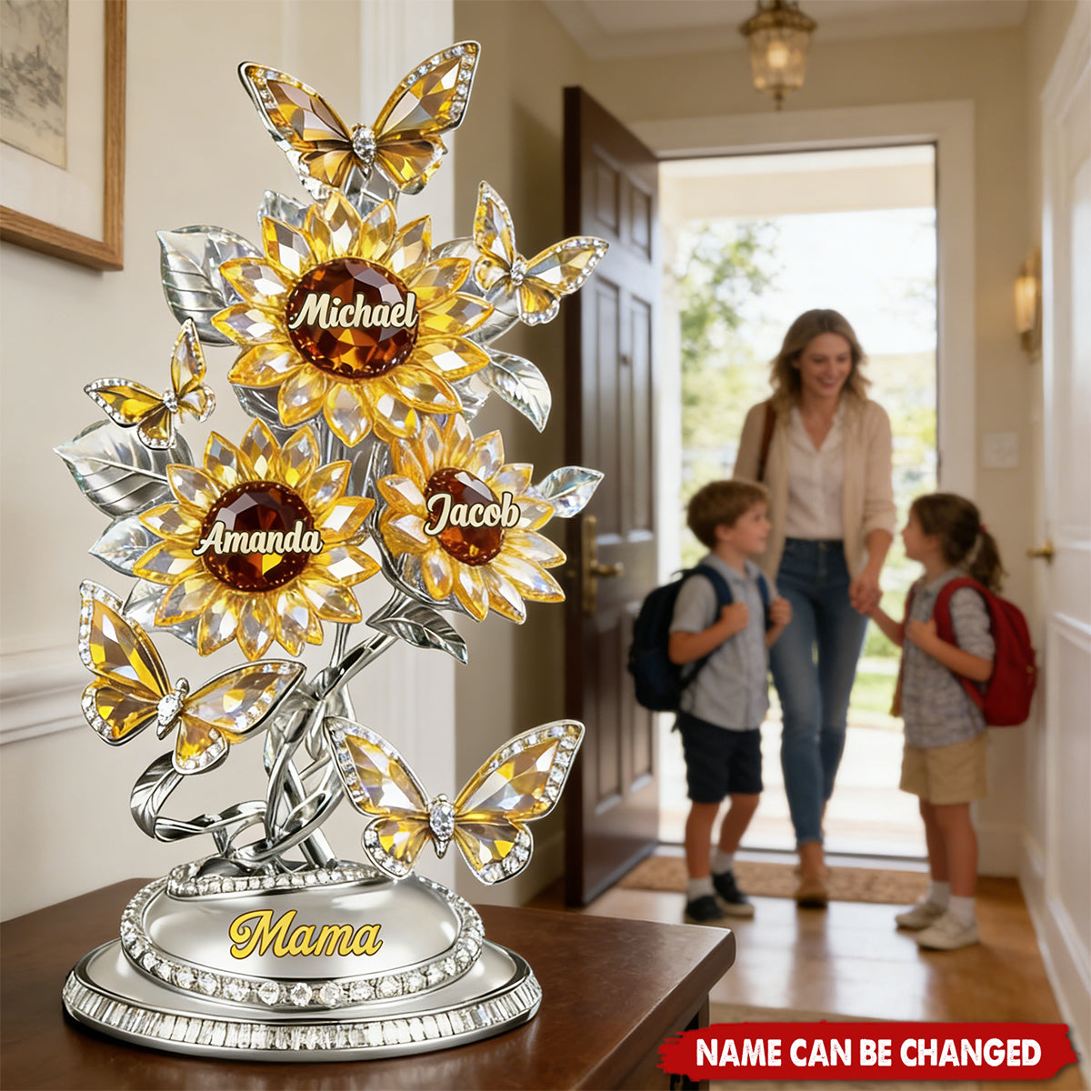 Blooming Love - Personalized Plaque | Gifts For Mom & Grandma, Mother’s Day