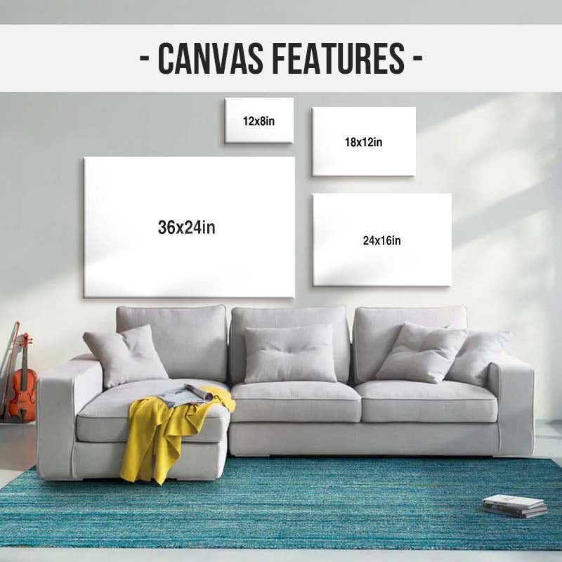 Personalized Customized Street Sign Canvas / Poster - Custom Wall Art Gift For Family