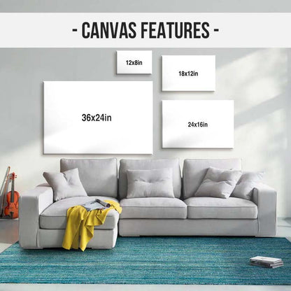 Personalized Customized Street Sign Canvas / Poster - Custom Wall Art Gift For Family