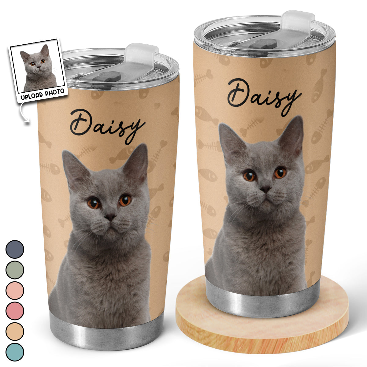 Custom Photo Your Pet - Personalized Custom Tumbler
