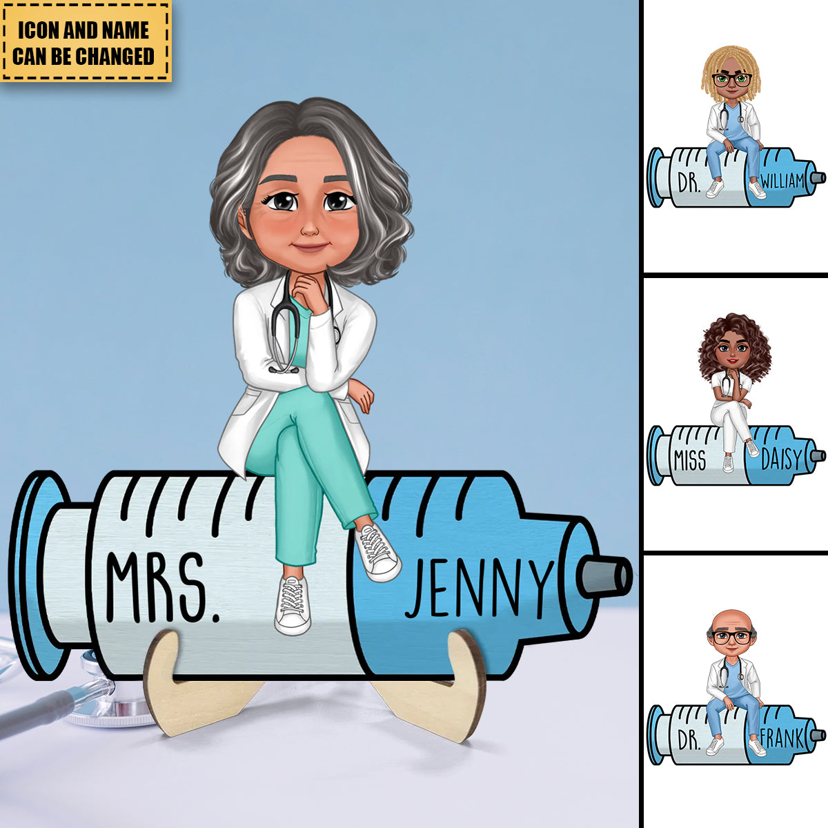 Personalized Nurse Plaque personalization view for Nurse
