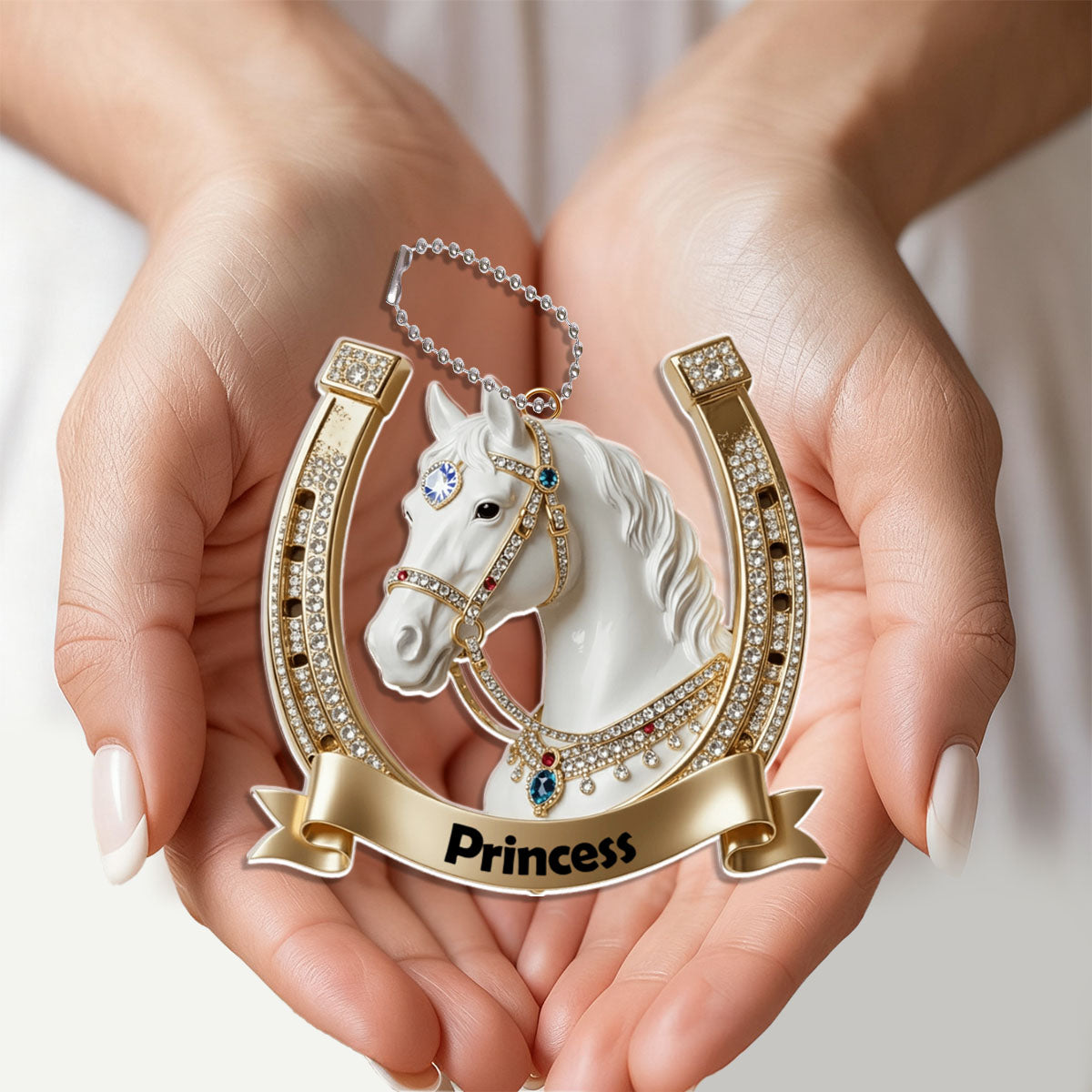Personalized Horse  Acrylic Ornament - Gift For Horse Lover