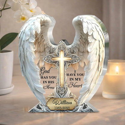 Plaque material and size view - Personalized Memorial Plaque