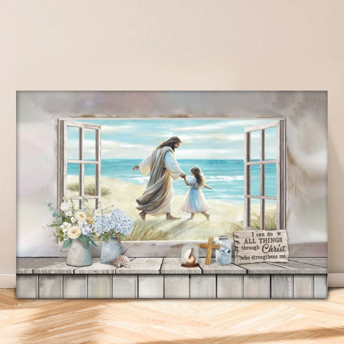 Heartfelt Personalized Christian Canvas: 'I Hope You Dance' Faith & Hope Gift
