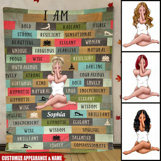 Wise, Proud & Compassionate - A Personalized Affirmation Blanket