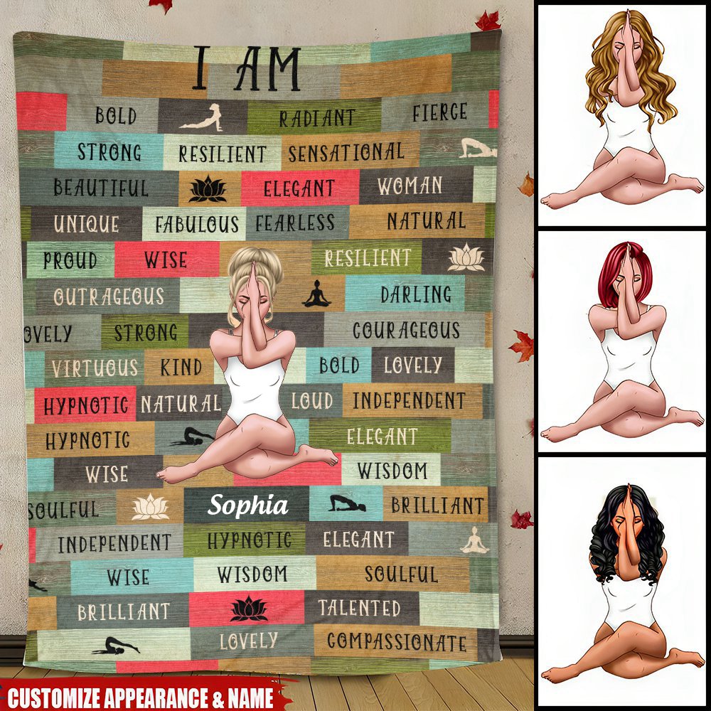 Wise, Proud & Compassionate - A Personalized Affirmation Blanket