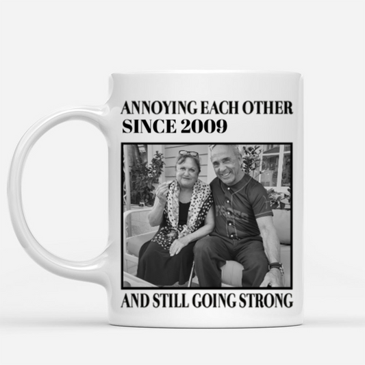Annoying Each Other Since - Personalized Vintage Mug