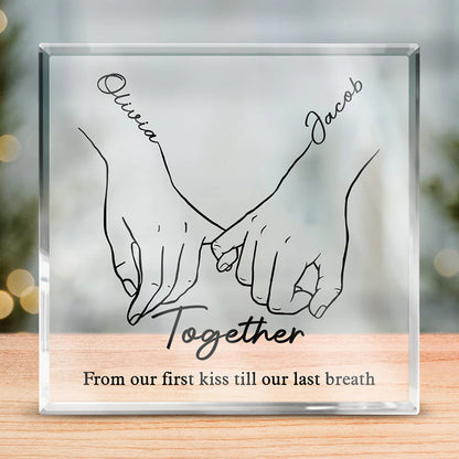 Personalized 'Forever & Always' Acrylic Plaque for Couples & Loved Ones