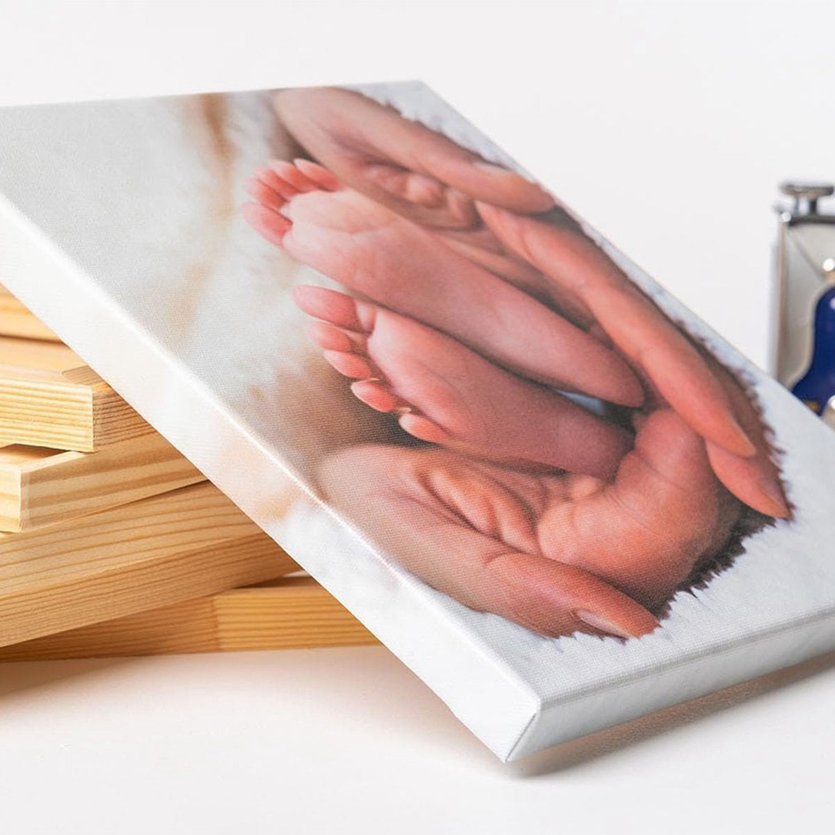 Personalized Photo Canvas: Custom Wedding & Anniversary Gift for Couples