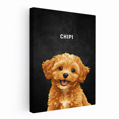 Personalized Customized Animated Art Style Of Your Fur Angel Canvas / Poster - Lovely Gift For Pet Lovers