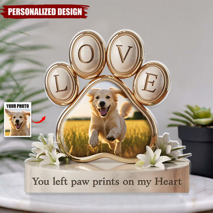 Still Feel Your Tail Wag In The Wind - Personalized Custom Pet Photo Memorial Acrylic Plaque