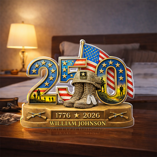 Personalized Plaque - 250 Years Of Freedom 1776–2026