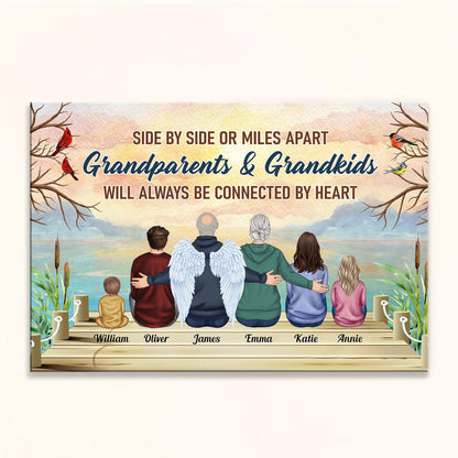 Personalized Grandparent Memorial For Loved One Canvas: 'Mostly A Best Friend' Gift