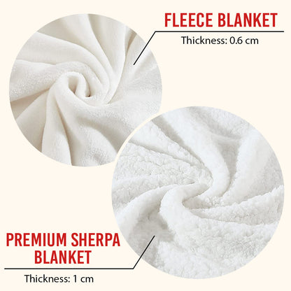 Snuggle Together - Personalized Blanket For Couple Tu20