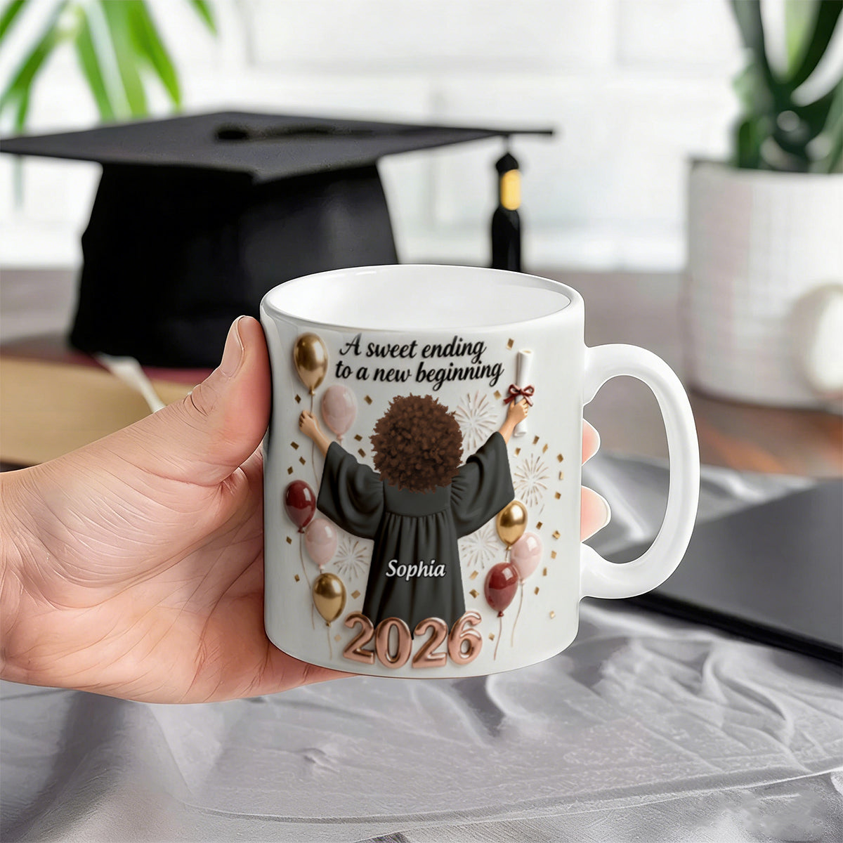 Personalized Graduation Mug - A Sweet Ending to a New Beginning