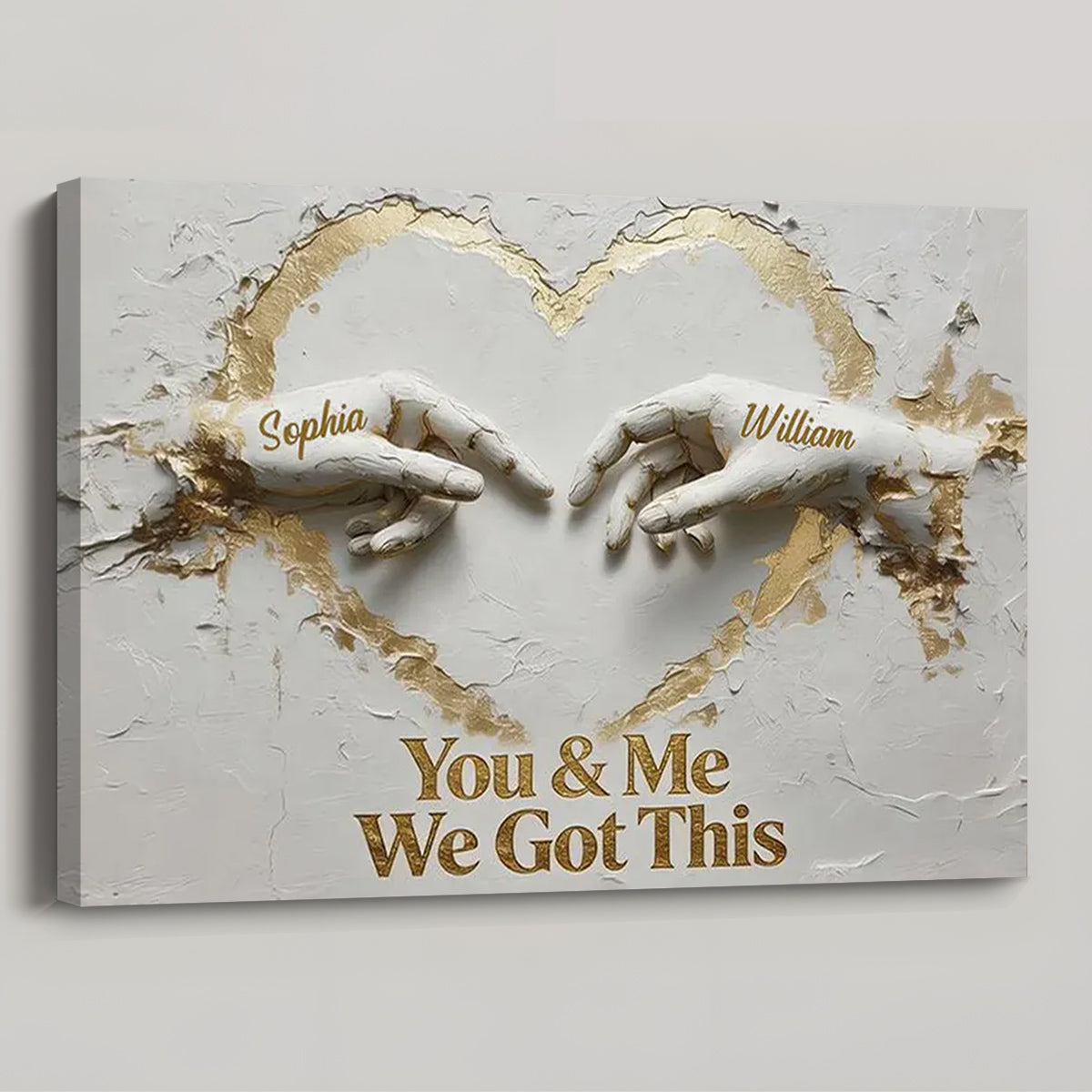 You And Me We Got This - Personalized Custom Couple Poster / Canvas