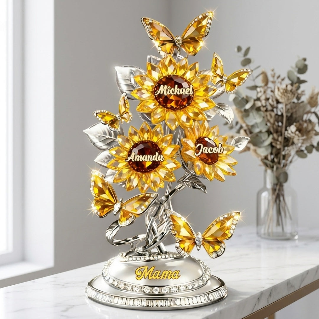 Blooming Love - Personalized Plaque | Gifts For Mom & Grandma, Mother’s Day