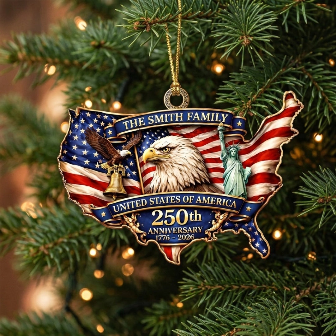Personalized Keychain - USA 250th Anniversary