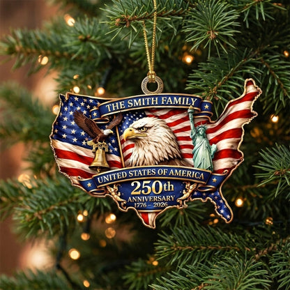 Personalized Keychain - USA 250th Anniversary