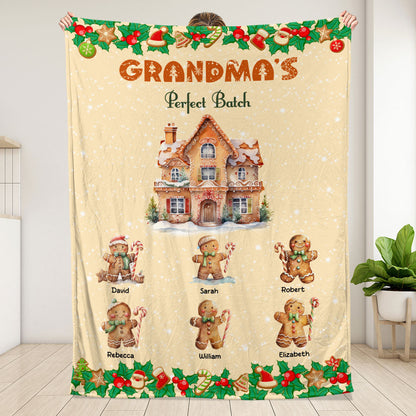 Grandma's Batch Blanket - Personalized Custom Blanket
