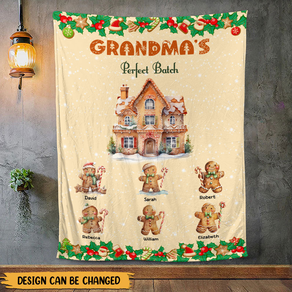 Grandma's Batch Blanket - Personalized Custom Blanket