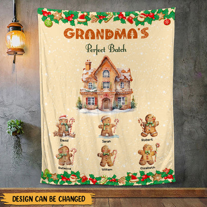 Grandma's Batch Blanket - Personalized Custom Blanket