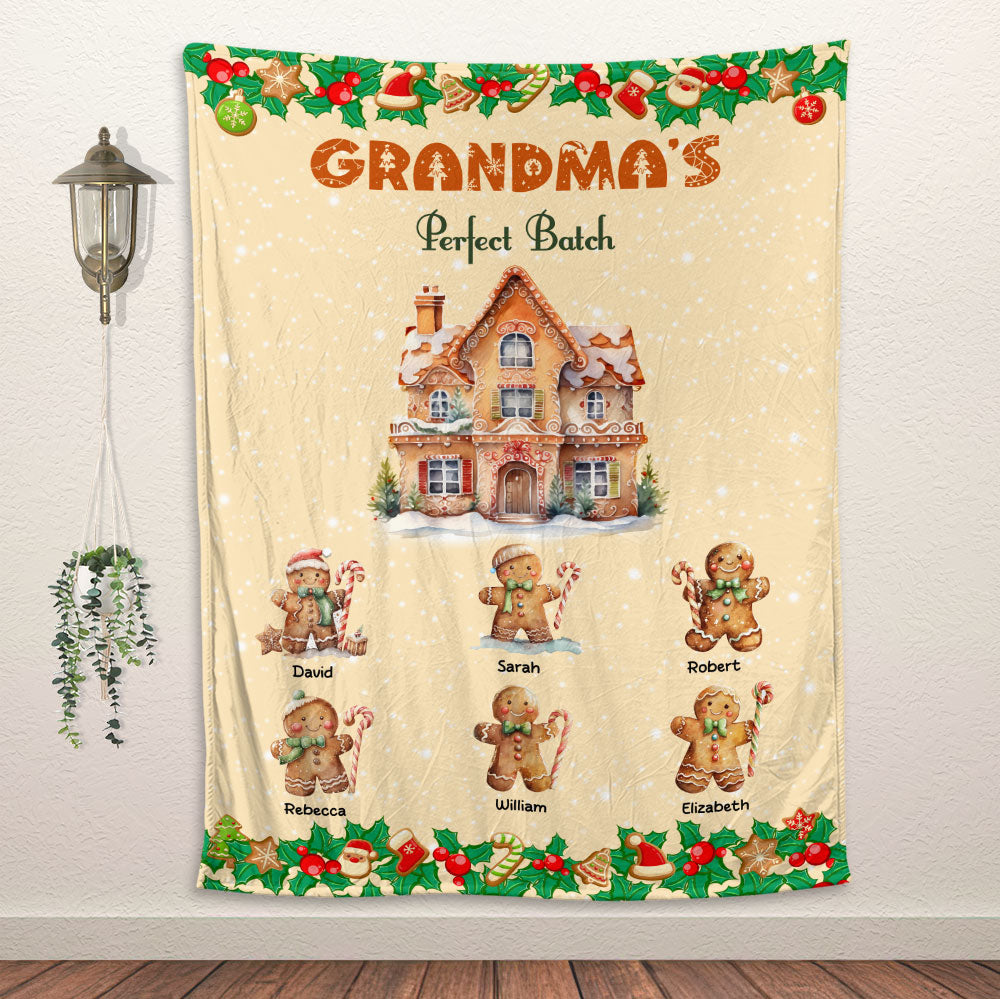 Grandma's Batch Blanket - Personalized Custom Blanket