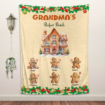 Grandma's Batch Blanket - Personalized Custom Blanket