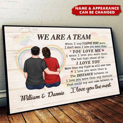 Personalized 'You Complete Me' Canvas - Soulmate Gift for Couples & Anniversaries
